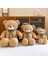 Oyuncak Ayı Papyon Giyinme Sevimli Sevimli Peluş Bebek Bebek Yastık Tatil Hediyesi (Yurt Dışından) 3