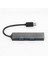 3'ü 1 Arada Type-C USB 3.0 Hub, Tf Kart Okuyucu ve Çoklu Port Adaptör - Gümüş Gri (Yurt Dışından) 2