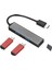 3'ü 1 Arada Type-C USB 3.0 Hub, Tf Kart Okuyucu ve Çoklu Port Adaptör - Gümüş Gri (Yurt Dışından) 3