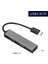 3'ü 1 Arada Type-C USB 3.0 Hub, Tf Kart Okuyucu ve Çoklu Port Adaptör - Gümüş Gri (Yurt Dışından) 4