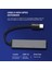 3'ü 1 Arada Type-C USB 3.0 Hub, Tf Kart Okuyucu ve Çoklu Port Adaptör - Gümüş Gri (Yurt Dışından) 5