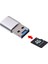 Usb3.0 Alüminyum Gövdeli Kart Okuyucu - Tf/sc/hc/xc Destekli Gümüş (Yurt Dışından) 4