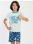 Erkek Çocuk Kısa Kol Mint Pijama Takım C9T4N0O-047 1
