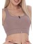 Kadın Fermuarlı Sporcu Crop Kadın Büstiyer 5