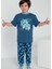 Erkek Çocuk Kısa Kol Indigo Pijama Takım C2T5N0O-047 1