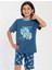 Erkek Çocuk Kısa Kol İndigo Pijama Takım C9T4N0O-047 1