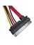 AL-4617 Sata Power Uzatma Kablosu 15+7 Pin (Erkek - Dişi), Siyah 2