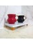 Mermer Desenli Ayaklı Dikdörtgen Sunumluk - My Home 25X12CM 3