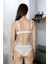 Kadın Dantel Beyaz Sütyen Takım 3104 4