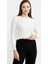 Saç Örgü Dilimli Crop Triko Kazak 1