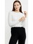 Saç Örgü Dilimli Crop Triko Kazak 2