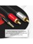 3.5mm Aux To 2 Rca Ses Kablosu 5 Metre 3