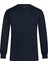 Lacivert Regular Fit Bisiklet Yaka Pamuklu Sweatshirt 1