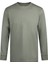 Haki Regular Fit Bisiklet Yaka Pamuklu Sweatshirt 1