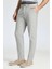 Pamuk Yün Karışım Açık Gri Chino Pantolon 1