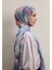 Flower Dreams Desen Ipek Krep Şal Soft Pembe 4