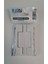 Pvc Kapı Menteşesi 2 Li Paket Beyaz 90MM ( Plastik Gövde ) 1
