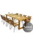 Doer Doğal Ahşap Yemek MASASI-70-100 1