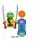 KF1419 KDL817 Tmnt Oyunları Bebek Tuğla Ninja Kaplumbağa Leo Raph Don Bebek Karikatür Mini Figürler Aksiyon Blokları Oyuncak Tuğla Çocuklar KF6196 (Yurt Dışından) 4