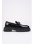 Daily Kalın Taban Tokalı Günlük Casual Makosen Kadın Loafer Ayakkabı 1