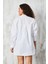Taşlı Gömlek Beyaz 2