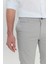 Pamuklu Slim Fit Dar Kesim Armürlü Yan Cepli Esnek Casual Pantolon 4