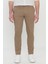 Pamuklu Slim Fit Dar Kesim Armürlü Yan Cepli Esnek Casual Pantolon 1