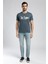 Erkek O Yaka T-Shirt Indigo 1
