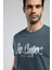 Erkek O Yaka T-Shirt Indigo 4