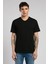 Jonat Erkek V Yaka T-Shirt Siyah 2