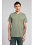 Jonat Erkek V Yaka T-Shirt Haki 2