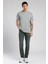 Gael Erkek O Yaka T-Shirt Gri 1