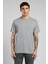 Gael Erkek O Yaka T-Shirt Gri 2