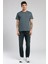 Gael Erkek O Yaka T-Shirt Indigo 1