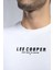 Patrico Erkek O Yaka T-Shirt Beyaz 4