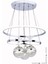 Galaksi 3 Top Krom LED Avize 2