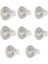 CT-4215 K 7W GU10 Duy Starter Bacak Ledli Ampul Kırmızı 8 Adet 1