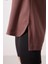Kahverengi Yumuşak Dokulu O Yaka Rahat Form Kadın Tunik Sweatshirt - 97305 2