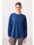 Parlament Yumuşak Dokulu O Yaka Rahat Form Kadın Tunik Sweatshirt - 97305 1