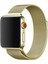 Apple Watch Uyumlu 3 4 5 6 7 Seri 42MM 44MM 45MM Metal Hasır Tme Kordon 2