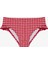 Kız Çocuk Gigham Kareli Fırfırlı Bandeau Bikini Takımı 3