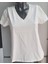 Kadın T-Shirt V Yaka Kısa Kollu 1