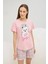 16622 Kadın Baskılı Şort Takım 1