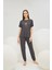 16616 Kadın Baskılı Pijama Takım 2
