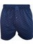 Erkek 3 Lü Lacivert Premium Collection Desenli Geniş Kalıp Büyük Beden Modal Boxer 3M254 4