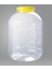 Marifetlerim - Sarı Kapaklı Şeffaf Gövde Turşu Bidonu 10 Litre 1