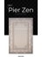 Pier Zen HG03A Krem Gri Viskon Akrilik Yumuşak Leke Tutmaz Silinebilir Halı 4