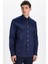 Erkek Regular Fit Klasik Kesim Lacivert Non-Iron Pamuklu Doğa Dostu Belgeli Ütü Gerektirmez Gömlek 1