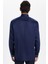 Erkek Regular Fit Klasik Kesim Lacivert Non-Iron Pamuklu Doğa Dostu Belgeli Ütü Gerektirmez Gömlek 5