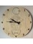 Ahşap Desenli Duvar Saati - Bozkurt - Epoksi Reçine Kaplamalı - 40 cm 1